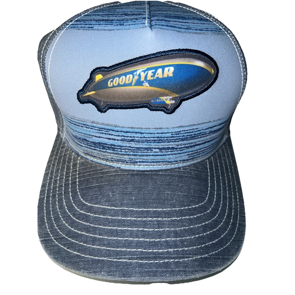 Good‎ Year Blimp Snapback Hat Cap Goodyear